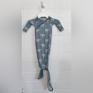 Copper Pearl baby knotted gown